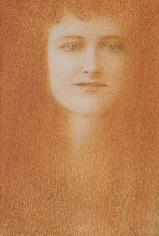 Fernand Khnopff Study of A woman oil painting picture